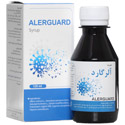 آلرگارد فرآورده ای متشکل از عصاره گیاهان سیر، برگ گیاه مرزه، سرشاخه گل دار گیاه آویشن شیرازی، میوه گیاه رازیانه، تنتور اپیوم، میوه خشک گیاه گلپر و جوانه گل میخک می باشد. این فرآورده بر اساس وجود حداقل 0.01 الیسین و دست کم 1/5 الی 2 میلی گرم ترکیبات پلی فنلی بر پایه گالیک اسید در هر میلی لیتر فرآورده استاندارد گردیده است.